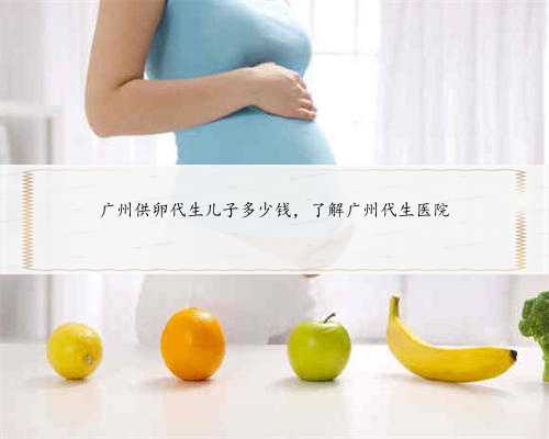 广州供卵代生儿子多少钱，了解广州代生医院
